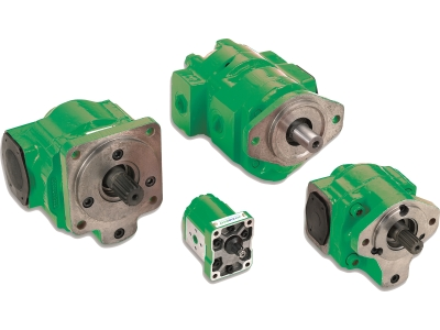 Gear pump products white background