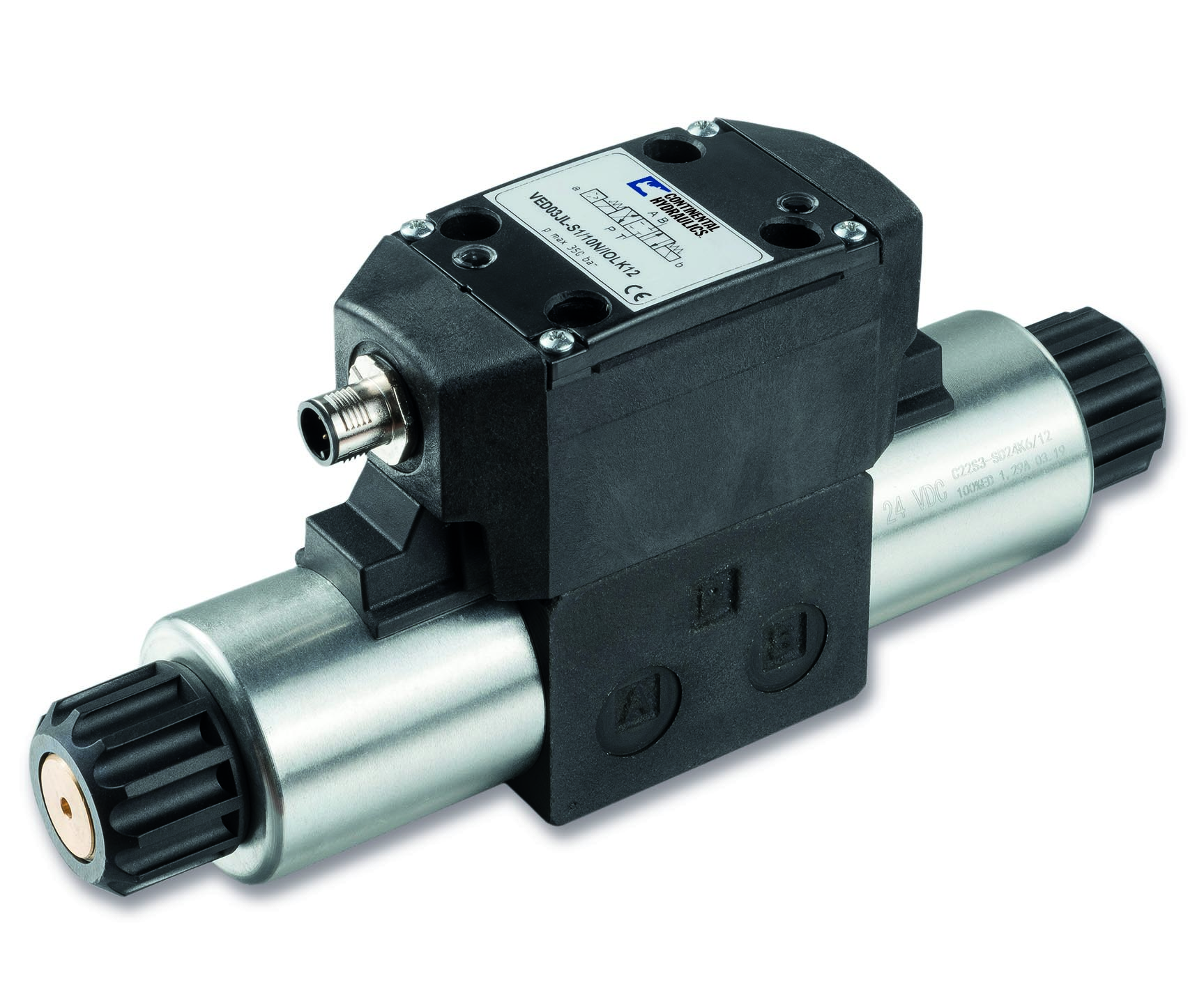VSD03L direct operated solenoid valve product; white background