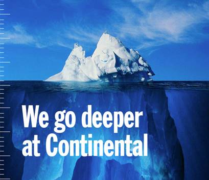 Iceberg Below And Above Water With 