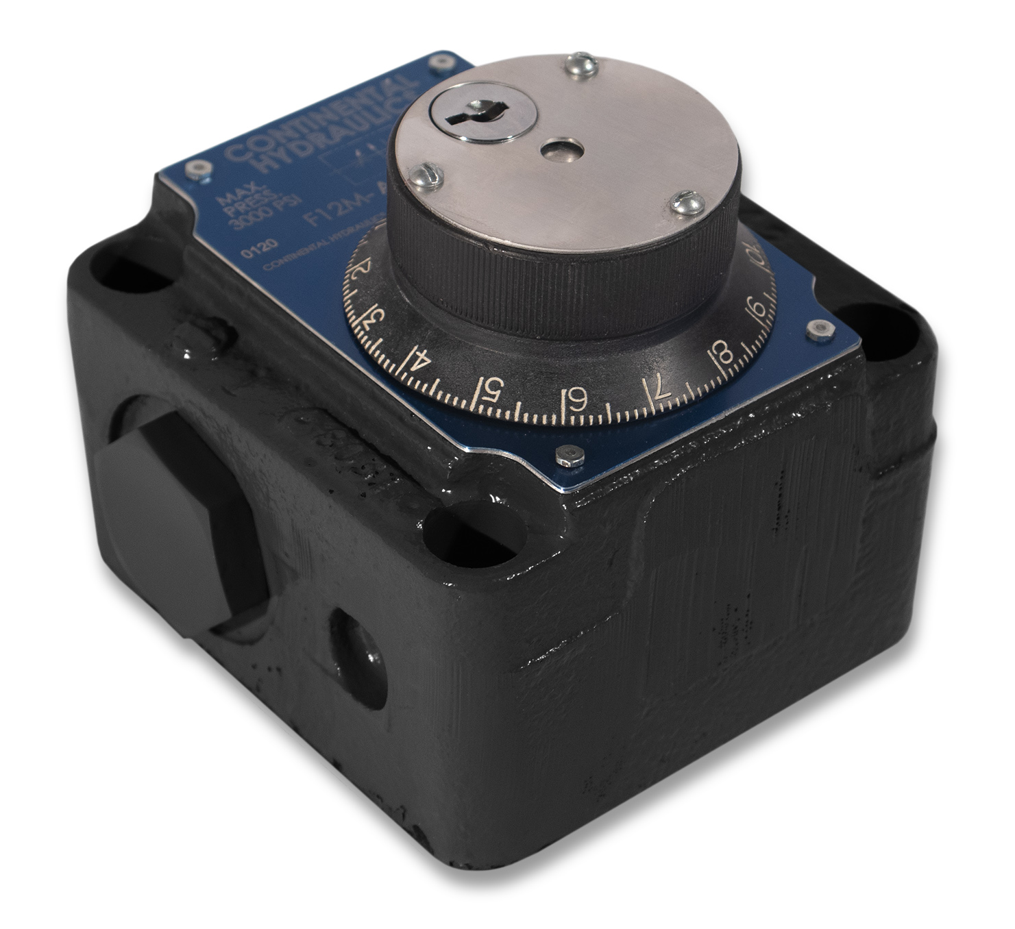 F12LockValve F12 Lock Valve product; white background