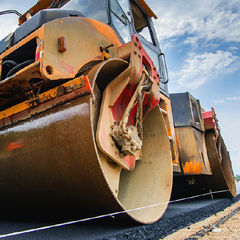 asphalt steamroller vehicle