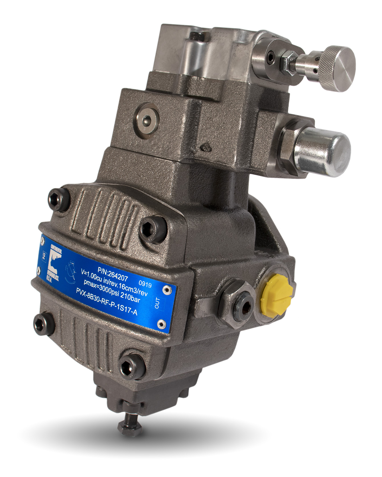 PVX_8B30_RF_P_1S17_A PVX_8B30_RF_P_1S17_A hydraulic pump; white background