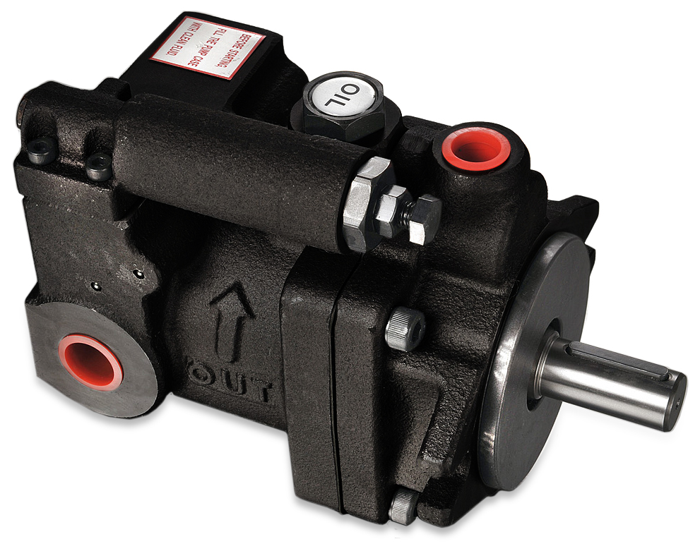 LPV4 hydraulic pump; white background