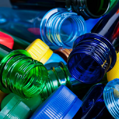 plastic bottle tops