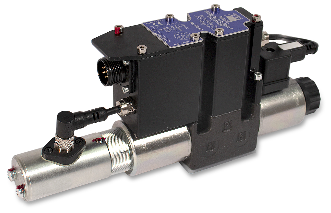 VED03MJ-3AC proportional valve product; white background