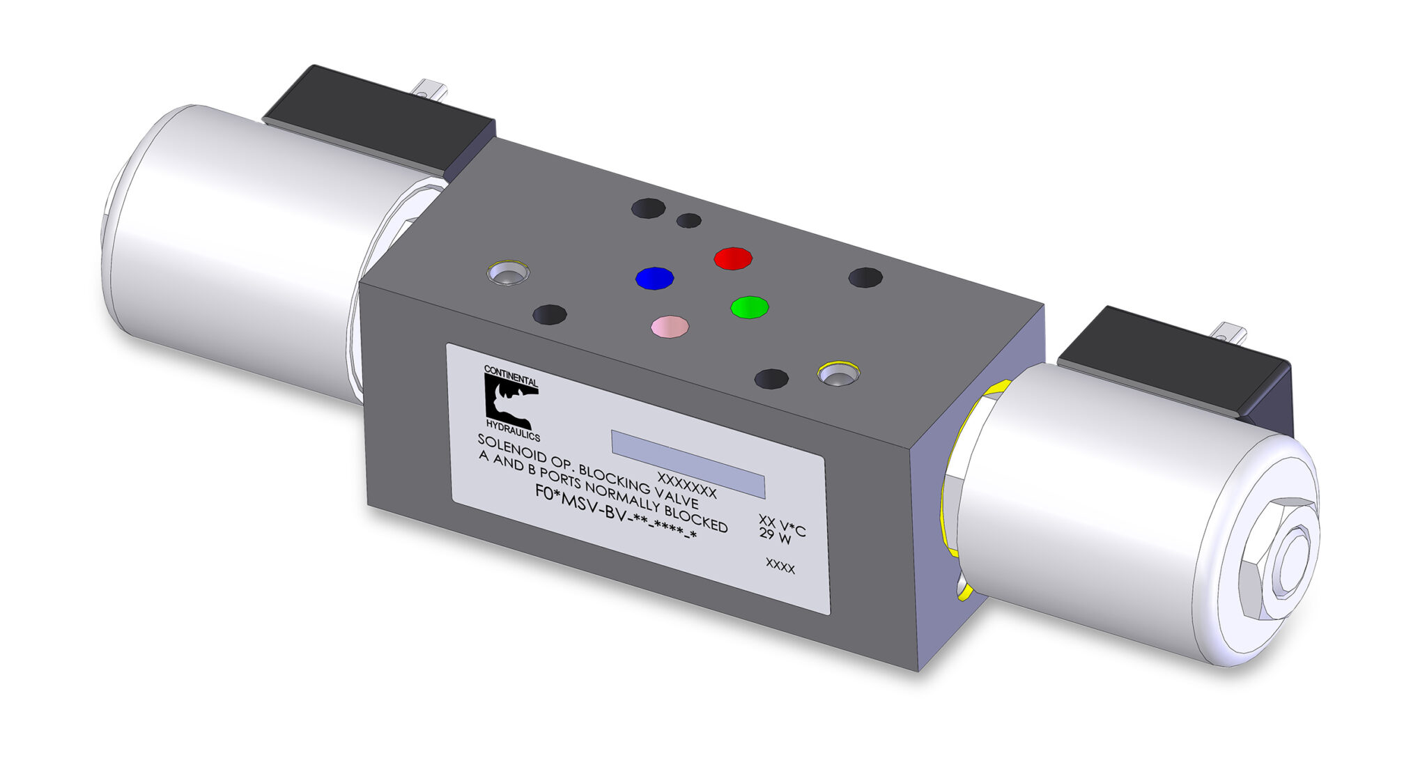 F03MSV-BV modular stack valve product; white background